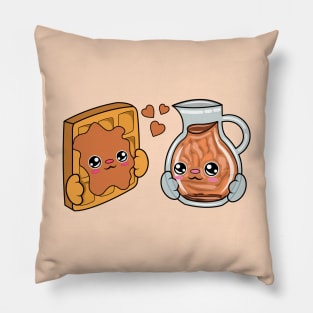 All i need is waffles and syrop, Kawaii waffles and syrop. Pillow