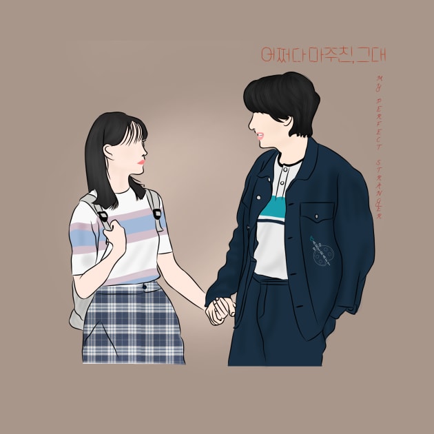 My Perfect Stranger Korean Drama Fan Art by ArtRaft Pro