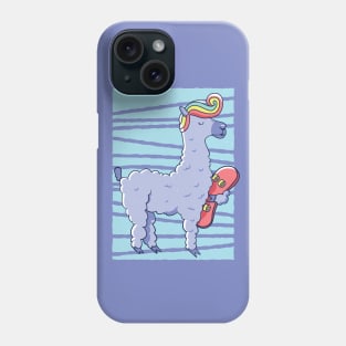 LLAMA SKATE Phone Case