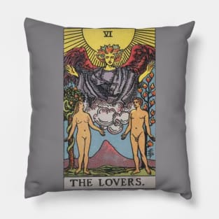 Tarot - VI The Lovers - Rider-Waite-Smith Deck Pillow