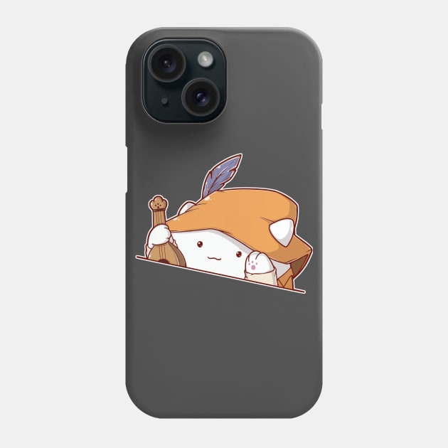 Cat Tabletop RPG Bard Phone Case by MimicGaming