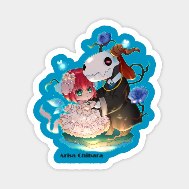 Chise and Elias fairy wedding Magnet by arisachibara