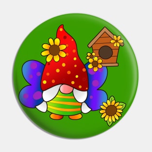 Cute Gnome Design Pin