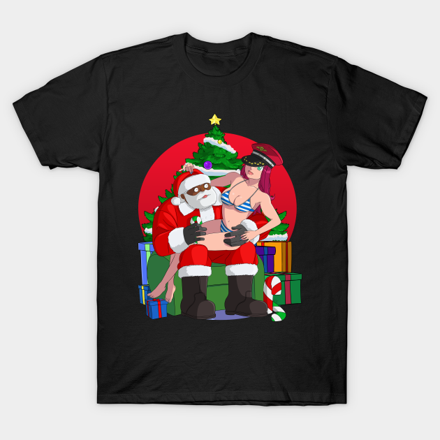 Black Santa Claus Funny Christmas - Black Santa Claus - T-Shirt