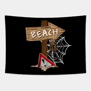 Beware the Beach Tapestry