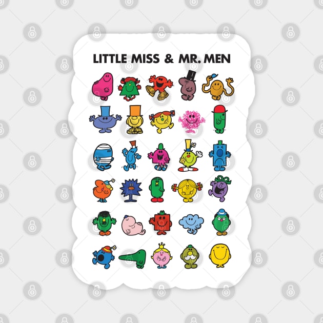 Little Miss Mr. Men Magnet by Chewbaccadoll