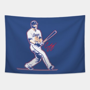 Corey Seager Scream Tapestry