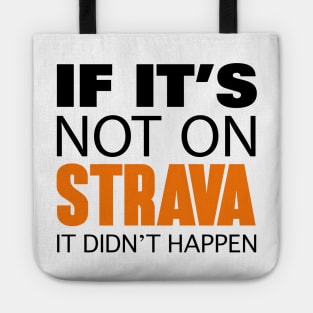 If it's not on strava it didn't happen Tote