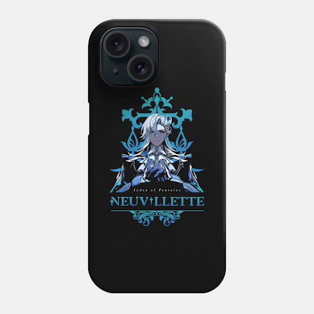 Neuvillete - Iudex of Fontaine - Genshin Impact Phone Case by Zirxecs