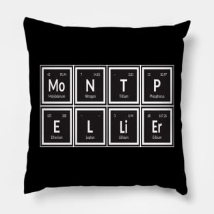 Montpellier City | Periodic Table of Elements Pillow