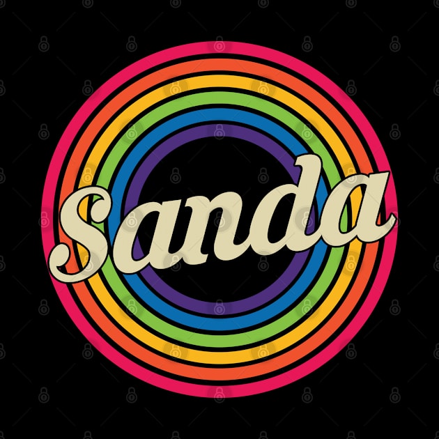 Sanda - Retro Rainbow Style by MaydenArt