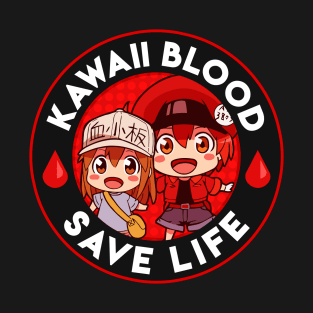 Kawaii Blood Cells T-Shirt