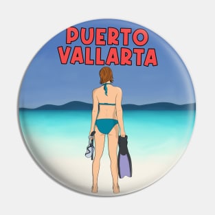 Mexican City Puerto Vallarta Pin