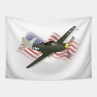 P-39 Airacobra WW2 Airplane Tapestry