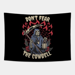 Don't Fear The Cowbell Tapestry