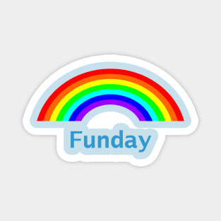 Funday Rainbows Magnet