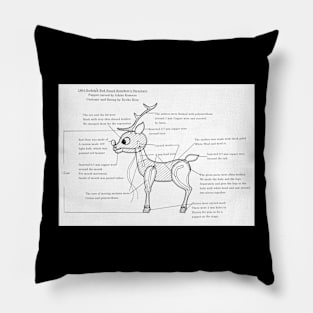 Official Rankin/Bass Productions Animagic puppet design Pillow