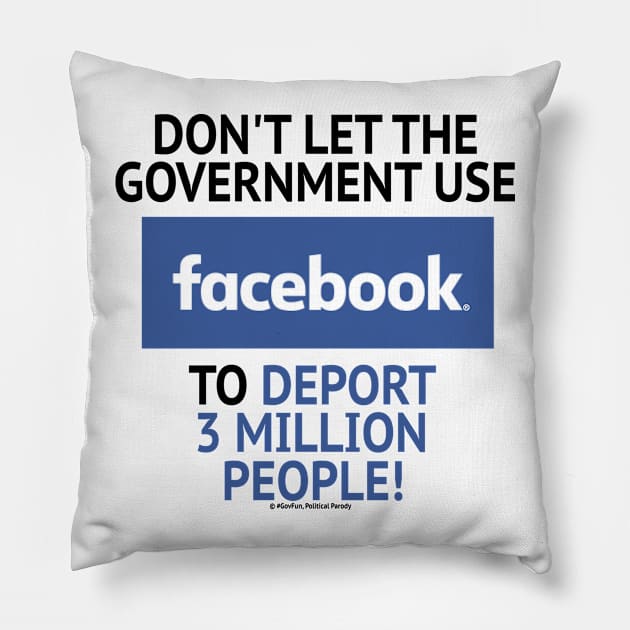 Government Using Facebook Pillow by govfun