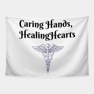 Caring Hands, Healing Hearts Tapestry