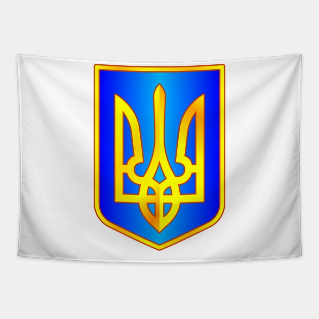 Ukraine trident Tapestry by AlexanderZam