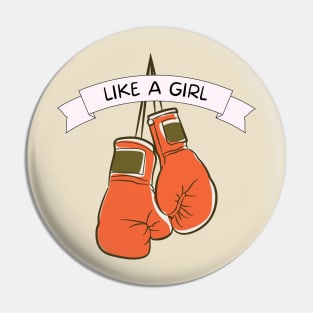 like a girl Pin