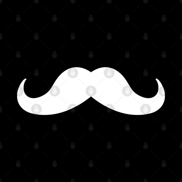 Moustache Funny Man Beard Mask Black Cute Present by Kibo2020