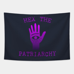 Hex The Patriarchy Femіnist Witch Funny Magical Mystical Magic eye Tapestry