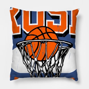 Vintage New York 90s Basketball Pillow