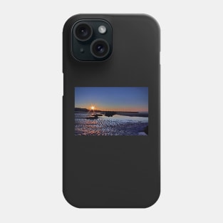 Sun Setting at Walcott Beach Phone Case