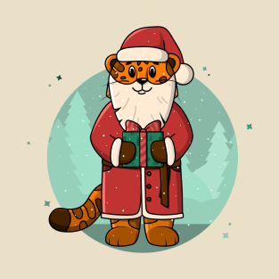 Tiger Santa T-Shirt