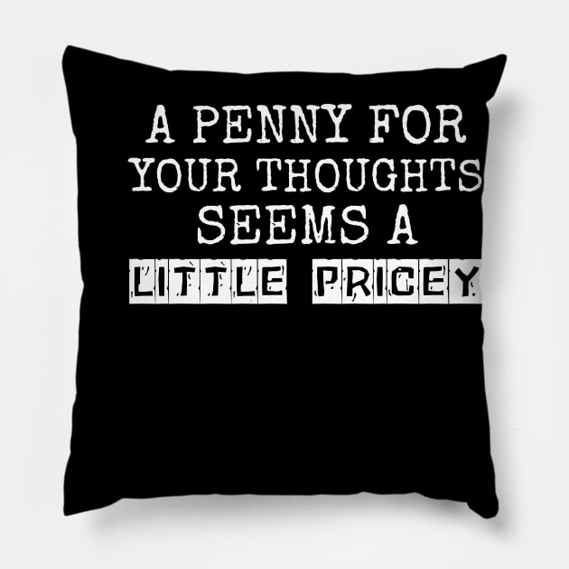 mens-funny Pillow by WordsOfVictor