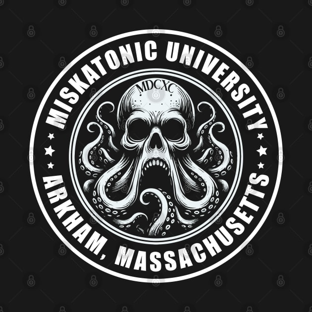 Miskatonic University Horror Design by Scaryzz