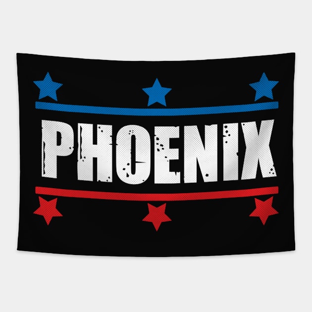 Phoenix, Arizona - AZ US Army Style Tapestry by thepatriotshop