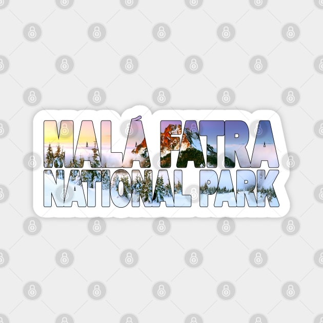 MALA FATRA National Park - Slovakia Winter Magnet by TouristMerch