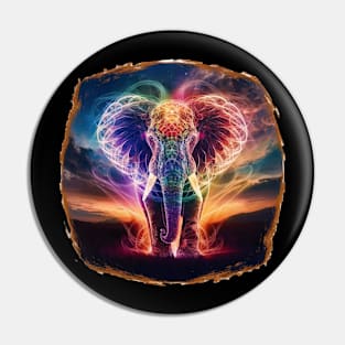 Electric Elephant Pin