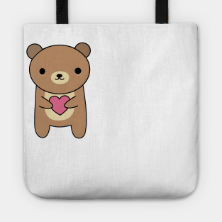 Cute and Kawaii Bear T-Shirt Tote