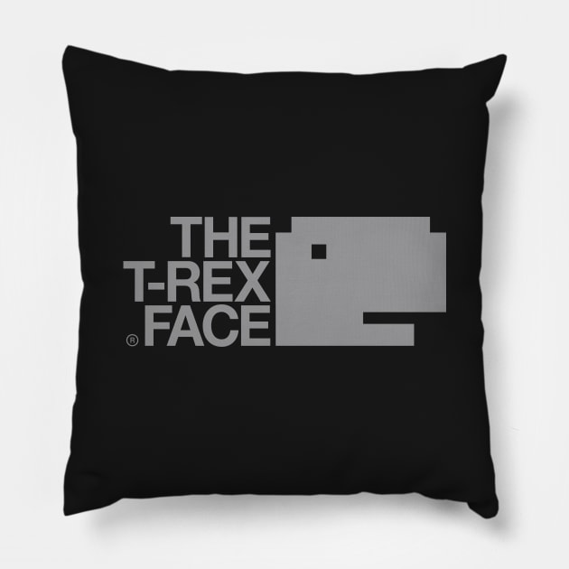 The T-Rex Face Pillow by maped