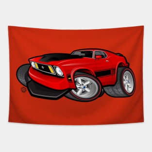 Mach 1 Red Tapestry