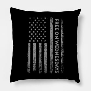 Free On Wednesdays Funny Biden Pillow