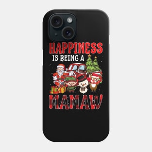 Happiness Is Being A Mamaw Christmas Phone Case