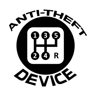 Anti-Theft Device Stick Shift T-Shirt