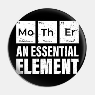 Womens Mother Periodic Table Elements of a Mother's Day Pin