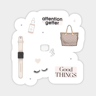 That Girl Aesthetic Collage Planner Sticker Pack Magnet