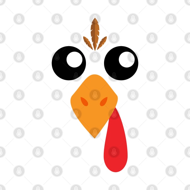 Turkey Face thanksgiving family matching awesome celebrate by greatnessprint