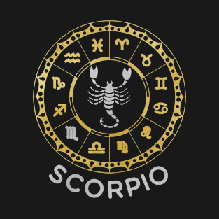 Scorpio Zodiac Circle T-Shirt