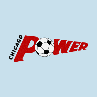 Defunct Chicago Power NPSL Soccer 1990 T-Shirt