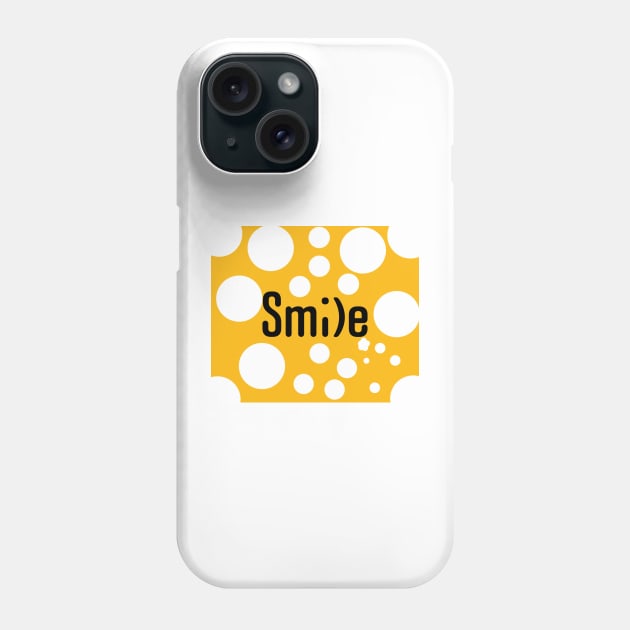 Smile typography Phone Case by daghlashassan