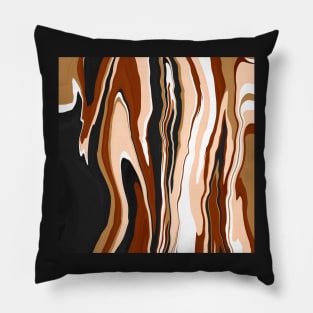 Liquid abstract paint H6 Pillow