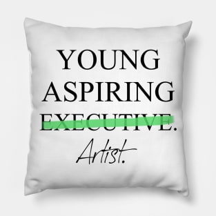 Young Aspiring Artist Pillow