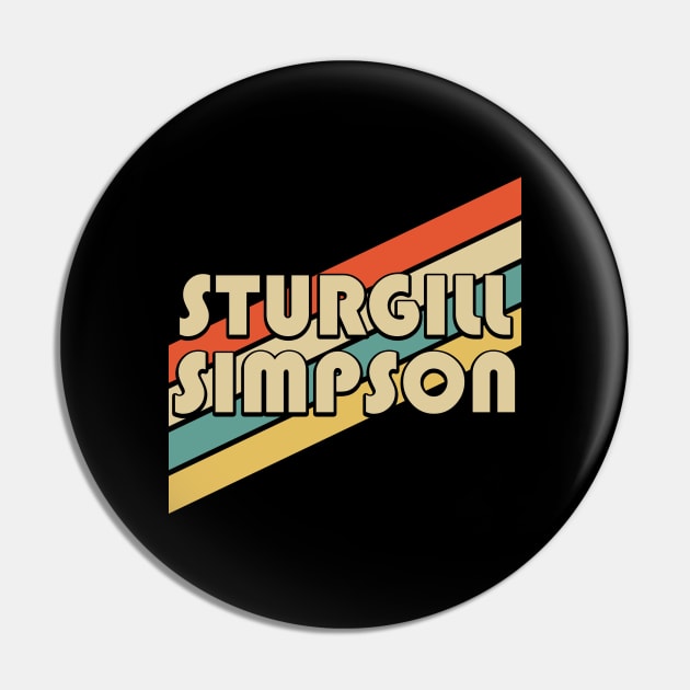 Vintage 80s Sturgill Personalized Name Pin by Rios Ferreira